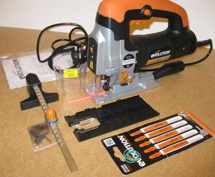 RAGE7-S 710W Corded Laser Jigsaw with Variable Speed Control.