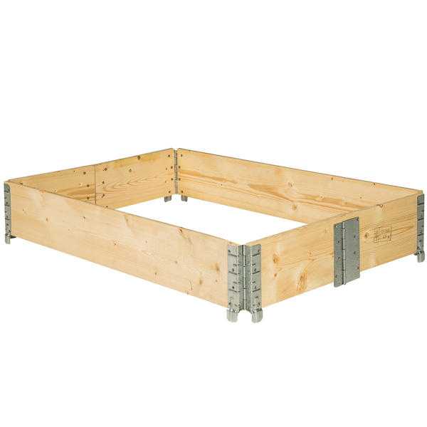 Raised bed collapsible boxes