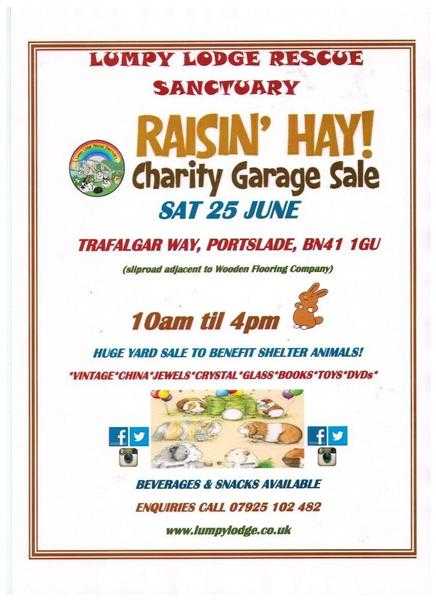 RAISIN039 HAY CHARITY GARAGE SALE