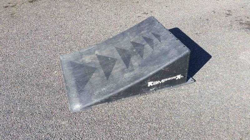 Rampage launch ramp jump for bike bmx skateboard or inline