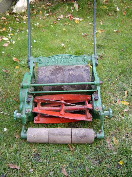 ransomes CI body push lawnmower, refurbished