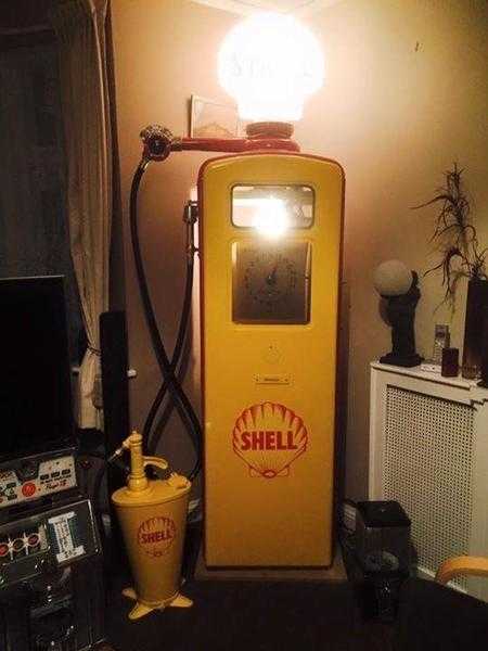 Rare 1950039s refurbed petrol pump