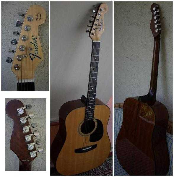 Rare Vintage Fender Concord Acoustic Guitar