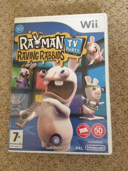 Raving Rabbids wii games bundle