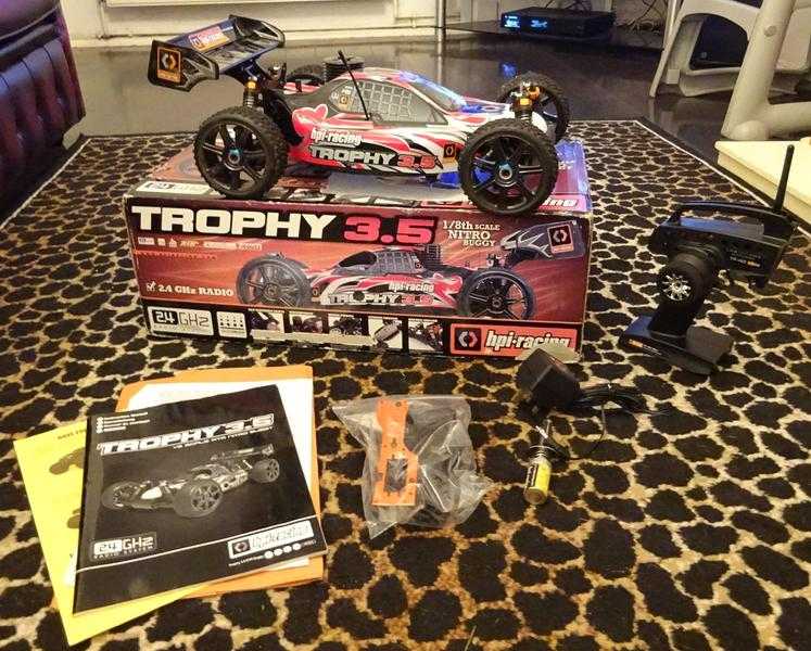 RC Nitro HPI Trophy 3.5 Big Block 18th 4WD With Box