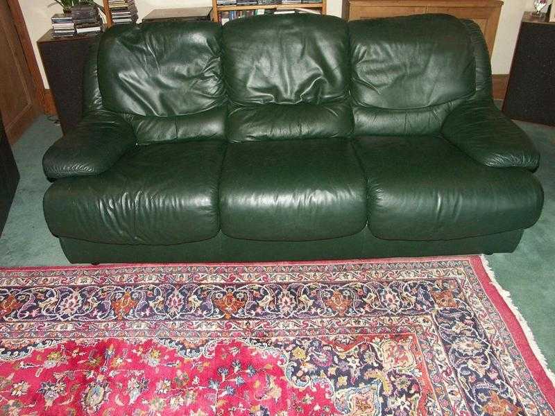 Real Leather 4 Piece Sofa Suite