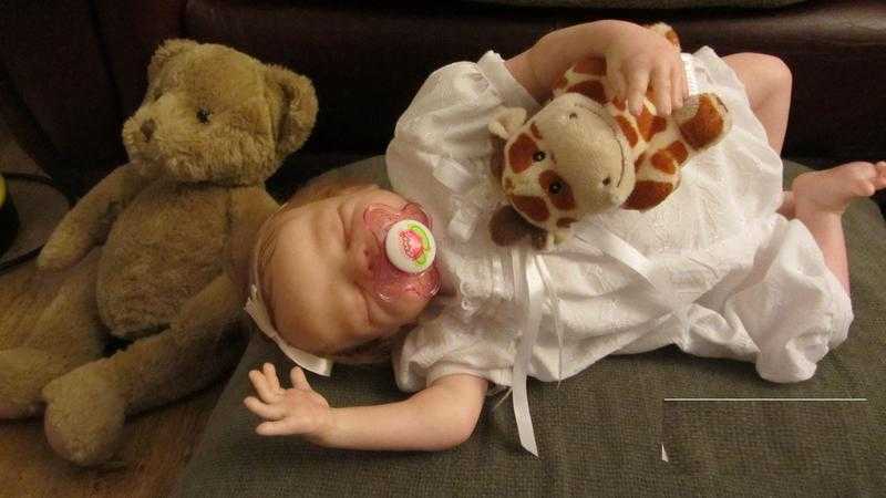 Reborn doll, newborn baby like, REALISTIC NEWBORN CASSIE BRACE COA LTD ED