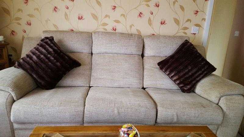 Recliner 3 seater sofa settee and chair suite, Great condition