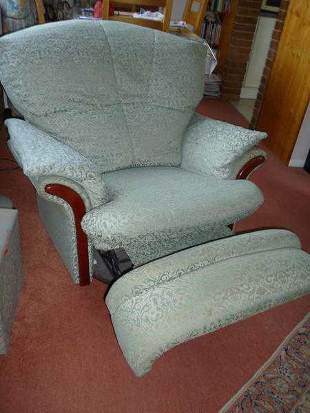 Reclining rocking swivel chair