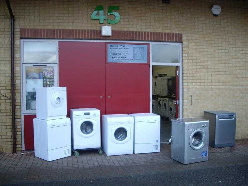 Reconditioned Washing machines, Tumble dyers and Dishwashers with a three month money back guarantee