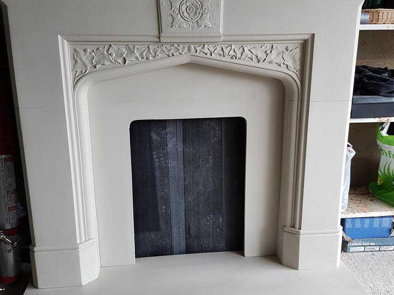 Reconstitued Stone Fireplace