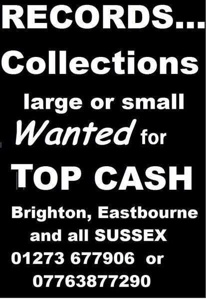 RECORD COLLECTIONS WANTED -TOP -CASH-All sorts