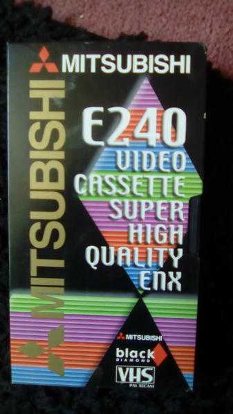 Recordable vhsbush video tapes