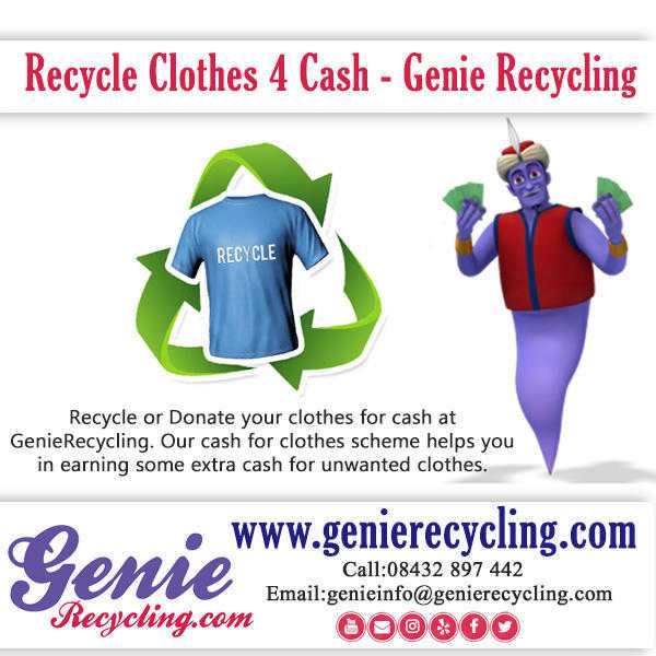 Recycle Clothes 4 Cash - Genie Recycling