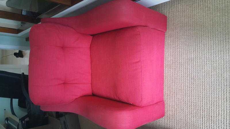 Red armchair