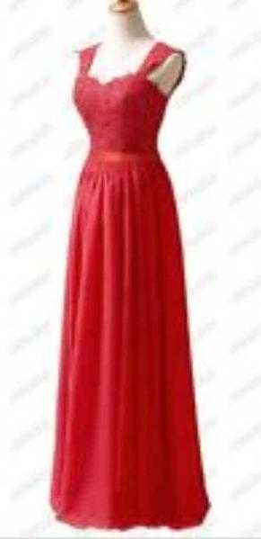 Red Bridesmaid dress size 10
