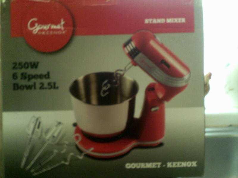 Red food mixer