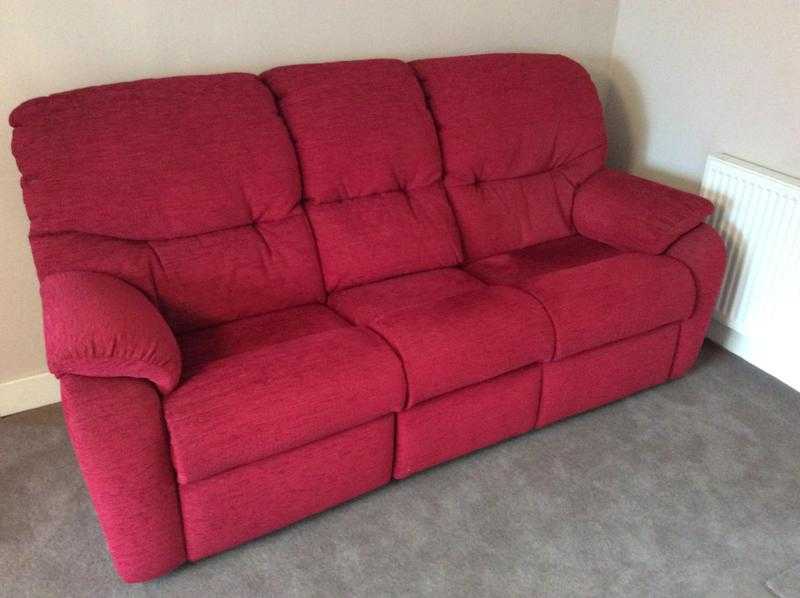 Red G Plan Reclining Sofas