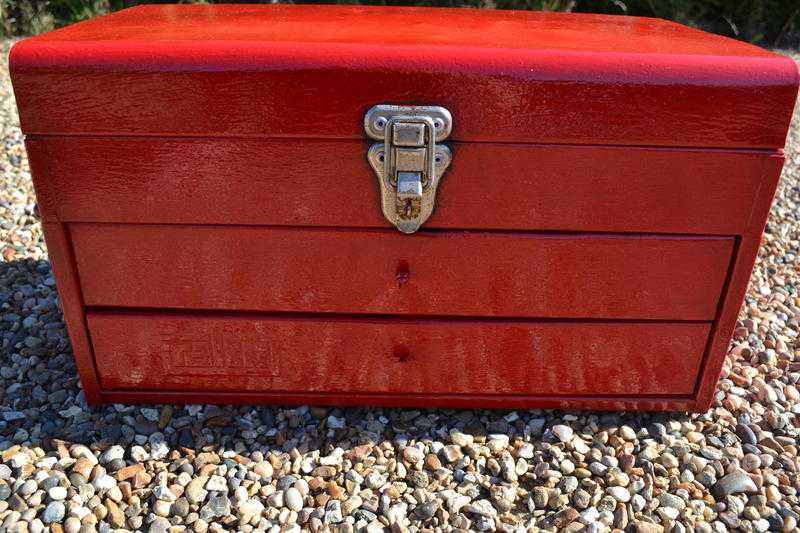 Red Metal Tool Box