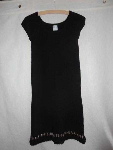 Red Valentino Black Wool Knit Dress UK 12 (ORIGINAL) FREE POSTAGE