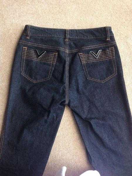 RED Valentino Dark Blue Jeans W27 L32...WORN TWICE (ORIGINAL) FREE POSTAGE