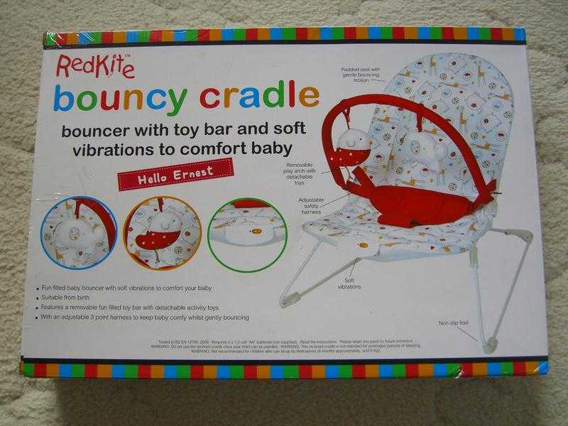 redkite bouncy cradle with toybar