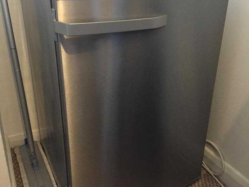 REDUCED John Lewis undercounter fridge-freezer in silver