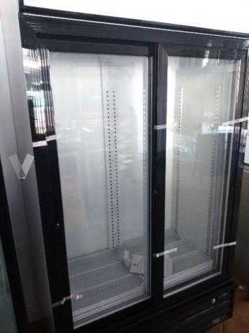 Refrigerated display case 2 doors