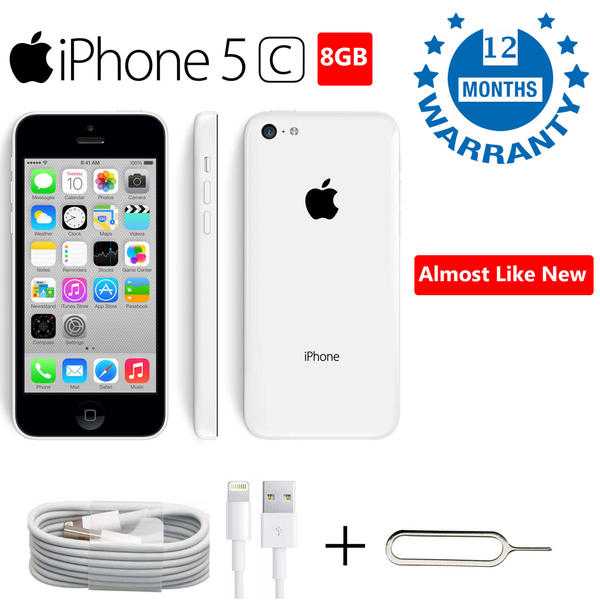 Refurbished Apple iPhone 5c 8GB White Unlock Sim Free Smartphone