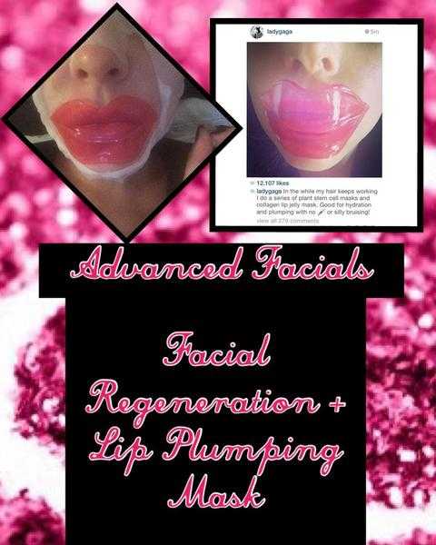 Regeneration Facial with Collagen Lip Plumping Mask
