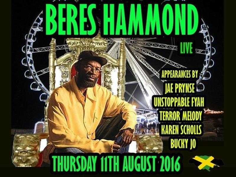 Reggae star Beres Hammond Live in Concert with full Band