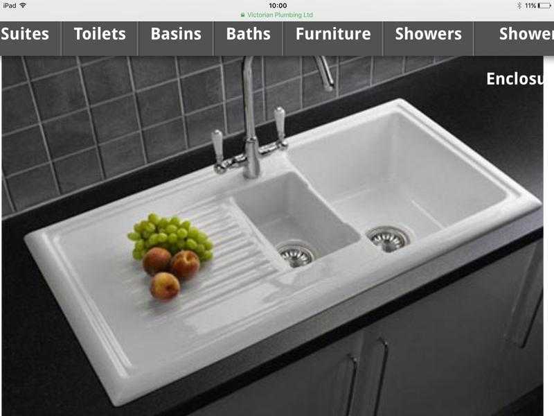 Reginox white sink brand new in box