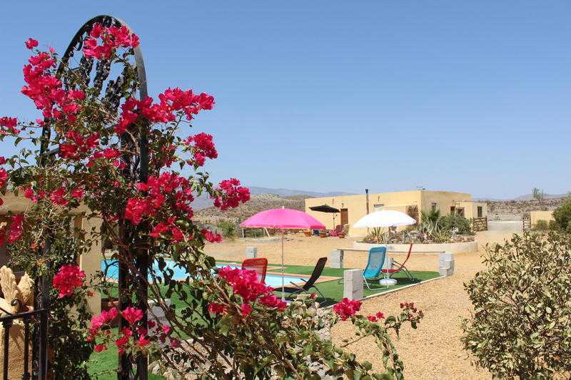 Relax in a 2 bedroom Chalet with pool in Tabernas, Almeria, Spain