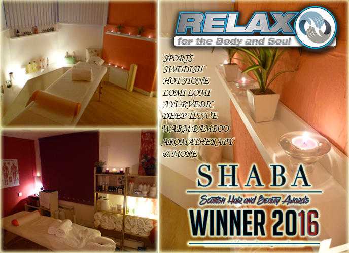 RELAX- Massage Therapy Specjalists in Glasgow Swedish, Deep Tissue, Lomi Lomi, Sports