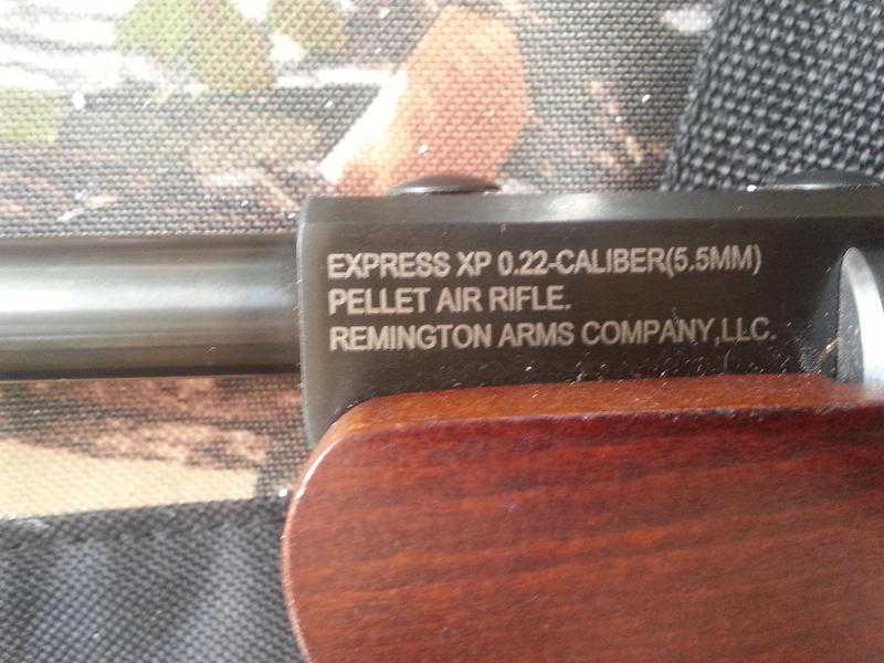 remington express xp 0.22 - cal pelletair rifle with tel sightscase