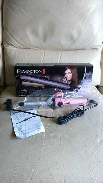 Remington Keratin Radiance Hairstraigher amp Curl Create Wand Both Brand new unused