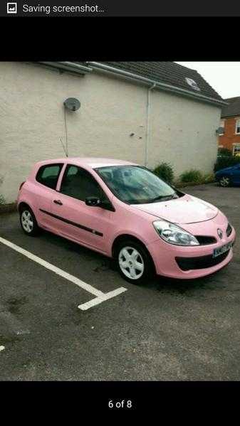 Renault Clio 2007 pink 1.6