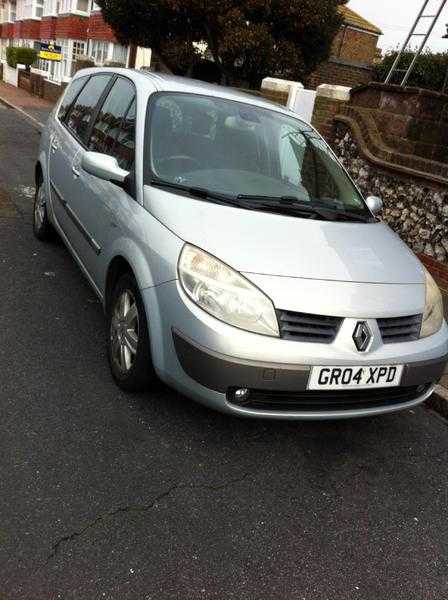 Renault Grand Scenic 2004 MOT July Tel 01323-416208 Buying smaller 12pt oil per month