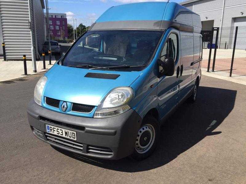 Renault Trafic 2900 DTI L.W.B High Roof Panel VAN EURO IV low tax rate like Vauxhall Vivaro