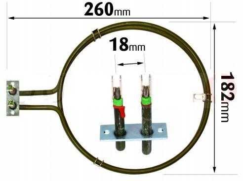 Replacement AEG Neff 2400W Fan Oven Element