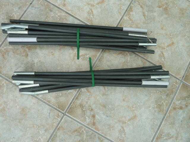 Replacement glass fibre poles for Outdoor Revolution xl