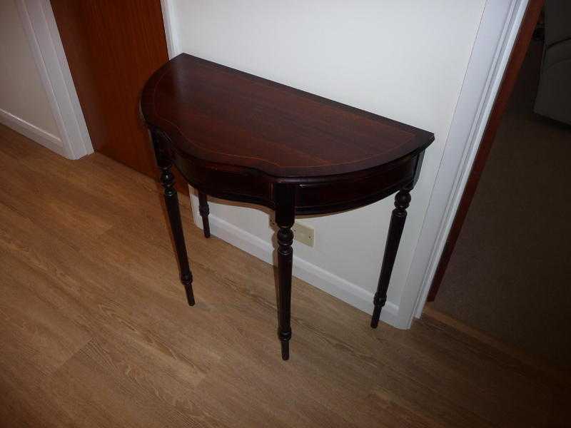 Reproduction Mahogany Console Table.