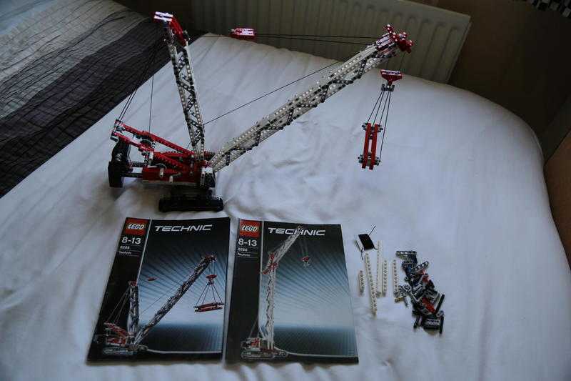 RETIRED039 LEGO Technic Crawler Crane Set No. 8288 - ALL PIECES, FULL INSTRUCTIONS, NO BOX