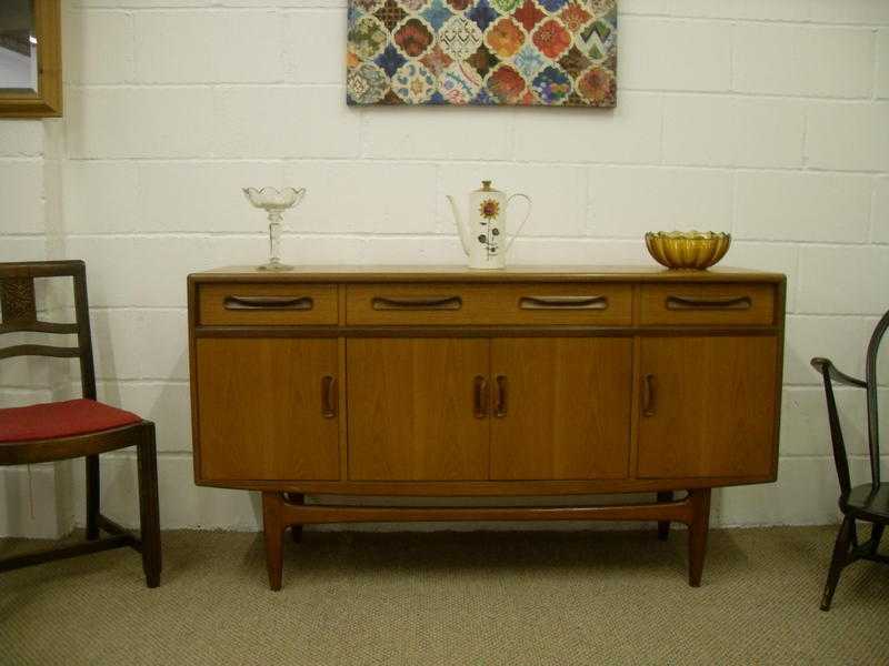 RETRO G PLAN DANISH TEAK SIDEBOARD 5 FT LOVELY CONDITION - CAN COURIER