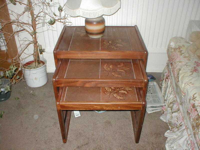 Retro Teak Nest of Tables