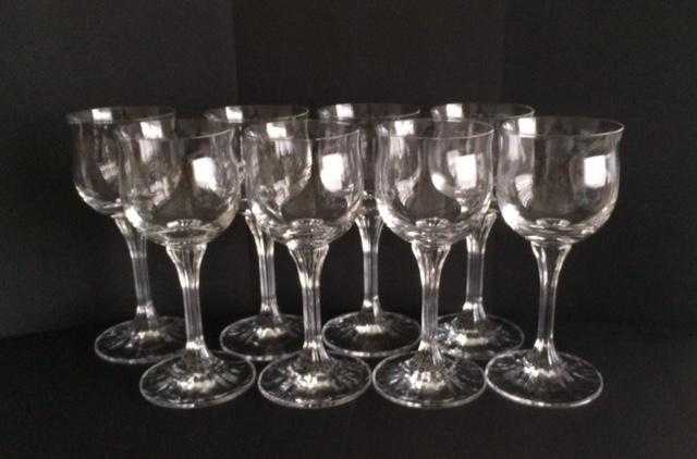 Retro wine glasses