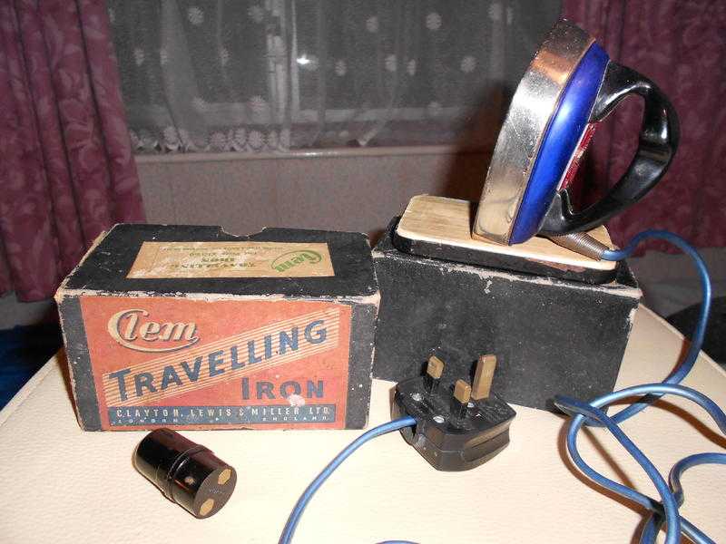 retrovintage shabby chic travel iron