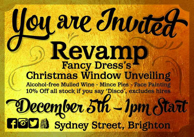 Revamp Fancy Dress039s Christmas Window Unveiling