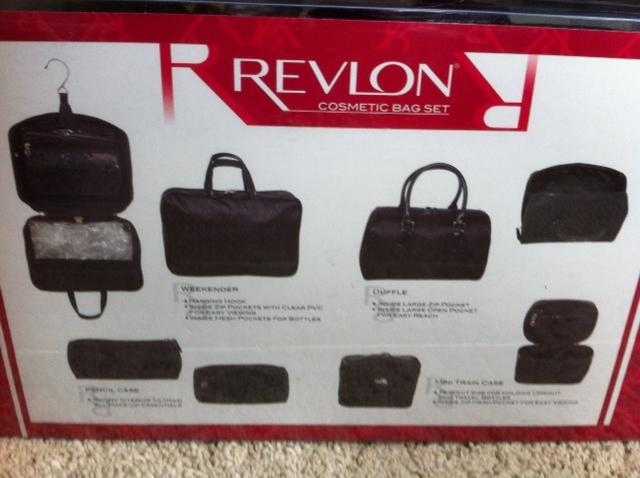 REVLON Cosmetic Bag Set NEW