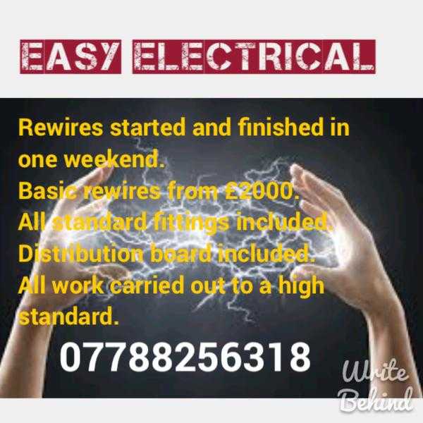 Rewire team Glasgow. we work For a respectable electrical company and are advertising for homers